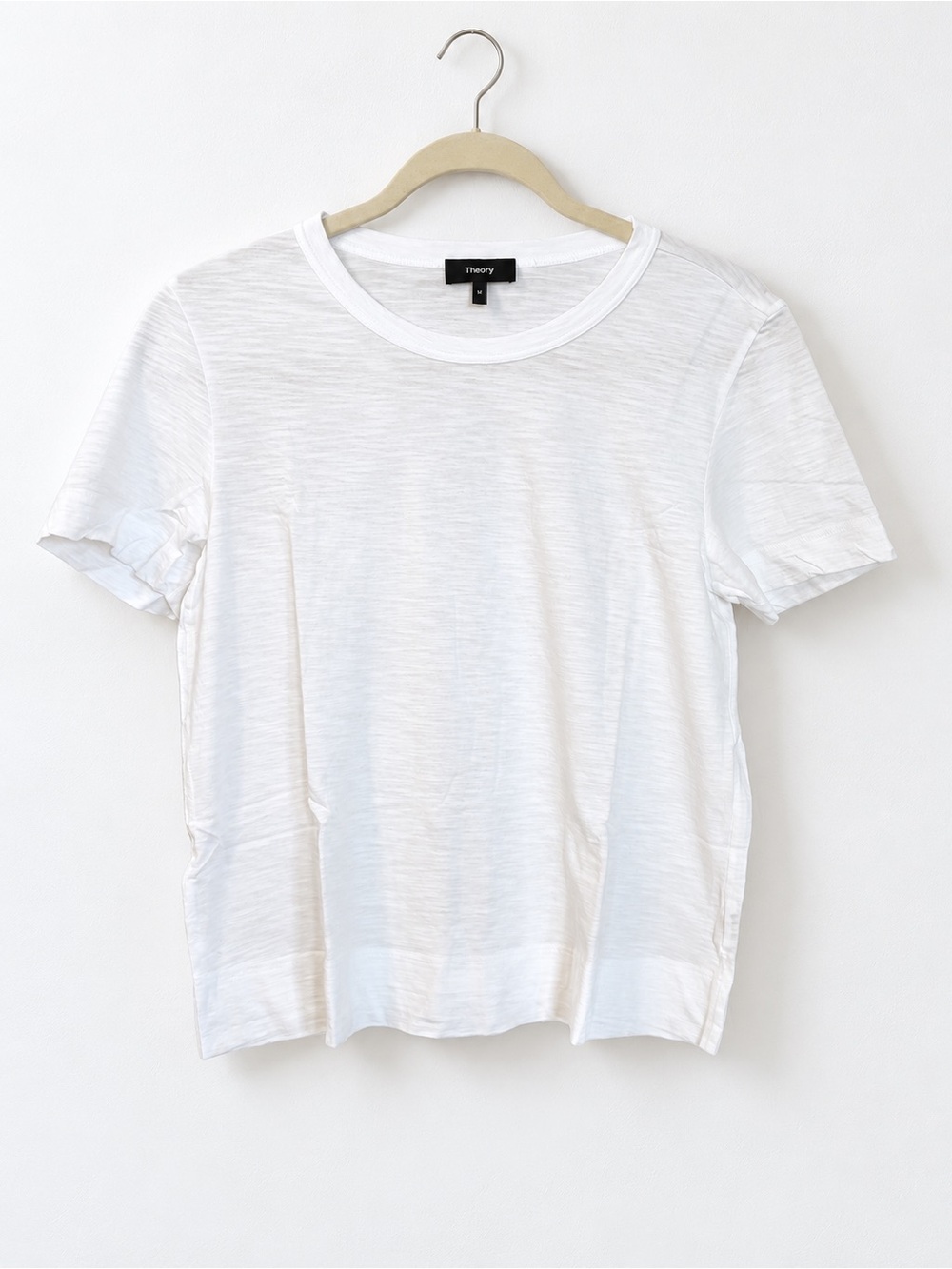 61. THEORY COTTON BURN OUT BOXY TSHIRT